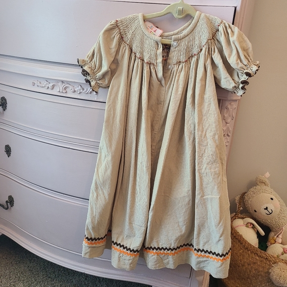 Southern Tots 4T Smocked Turkey Dress - Picture 4 of 4